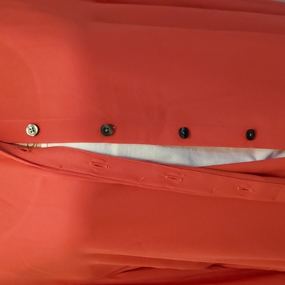 Pretty classic coral blouse - Picture 3 of 5